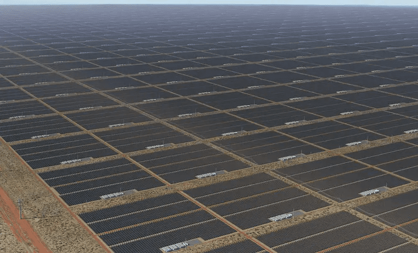 أكبر مشروع للطاقة الشمسية