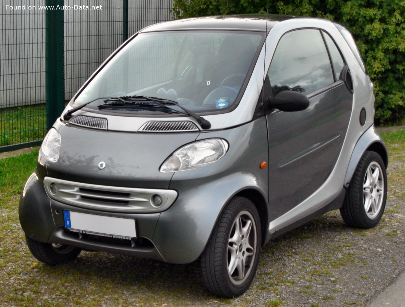 1998 Smart Fortwo Coupe (C450) 0.6i (45 Hp) | Technical specs, data, fuel consumption, Dimensions