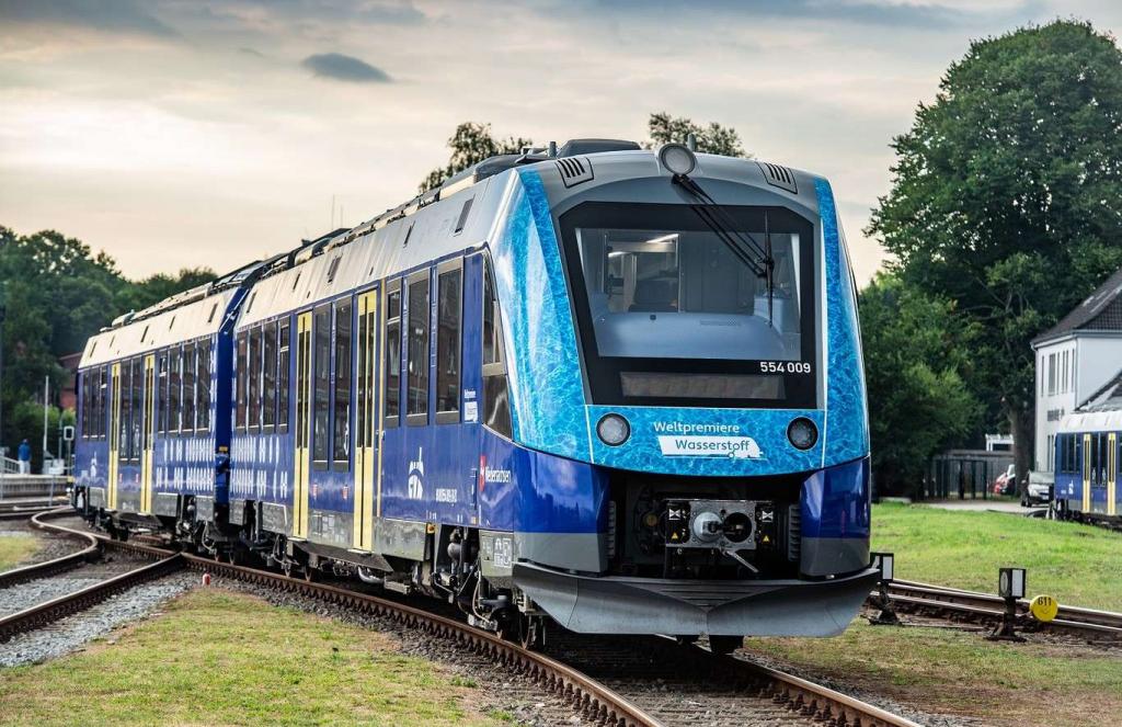 أول قطار يعمل بالهيدروجين في ألمانيا