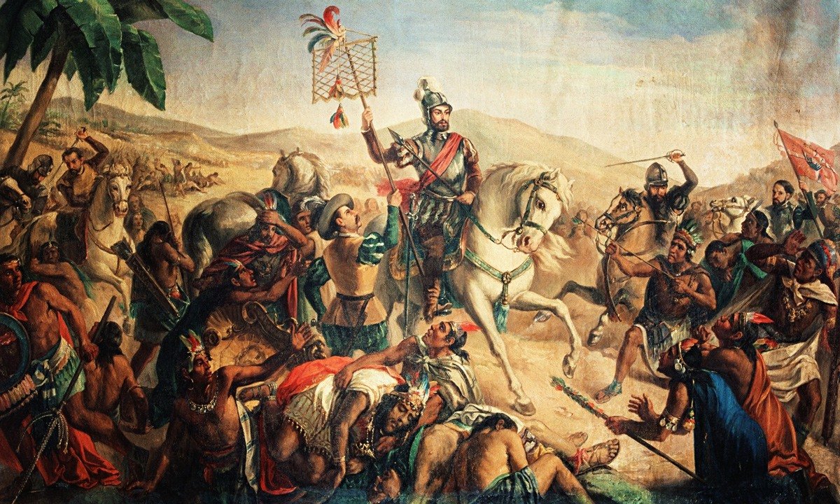 معركة (أوتومبا) سنة 1520.