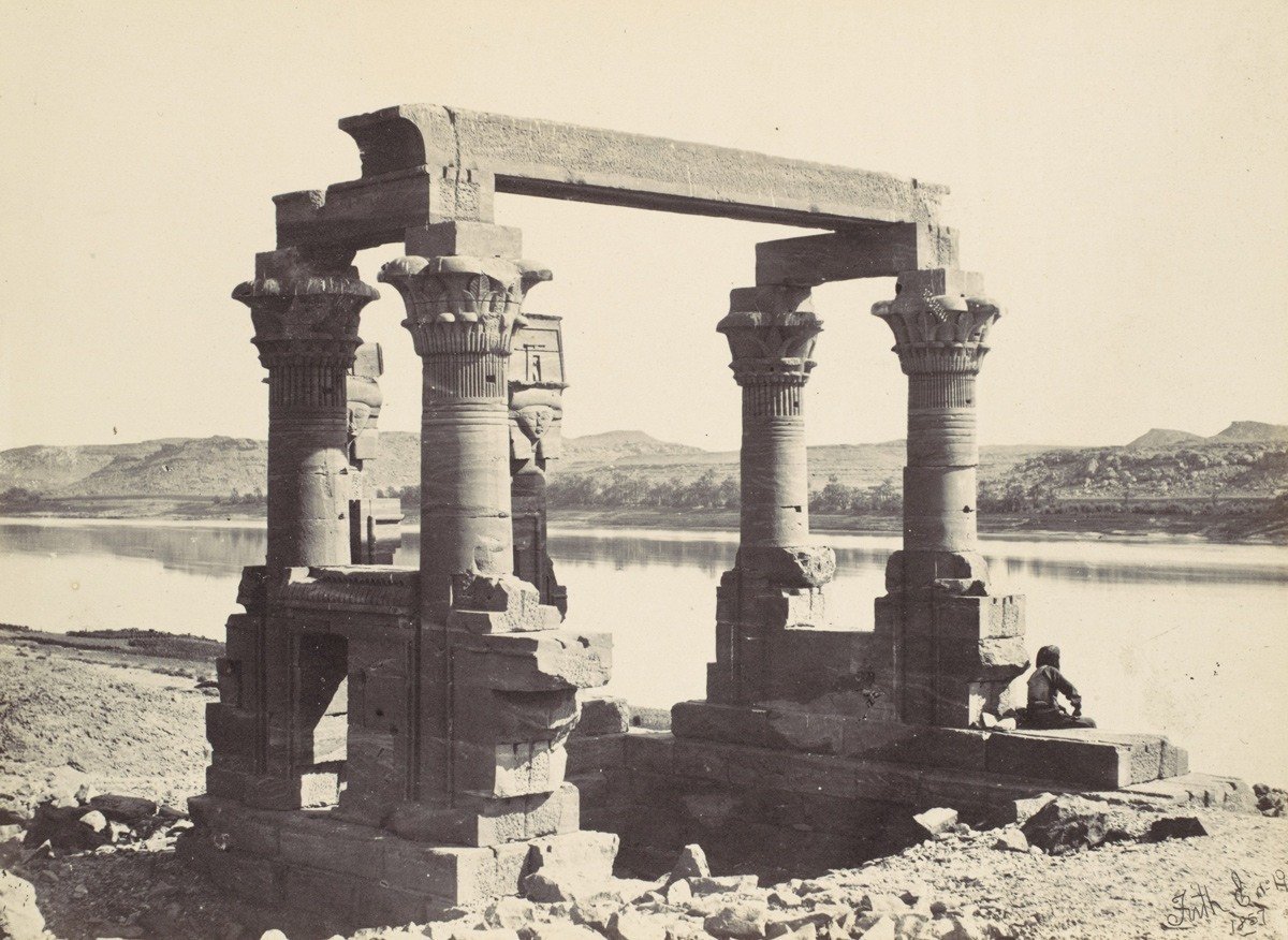 معبد وادي كردسي في منطقة النوبة، شمالي السودان وجنوب مصر، سنة 1857.