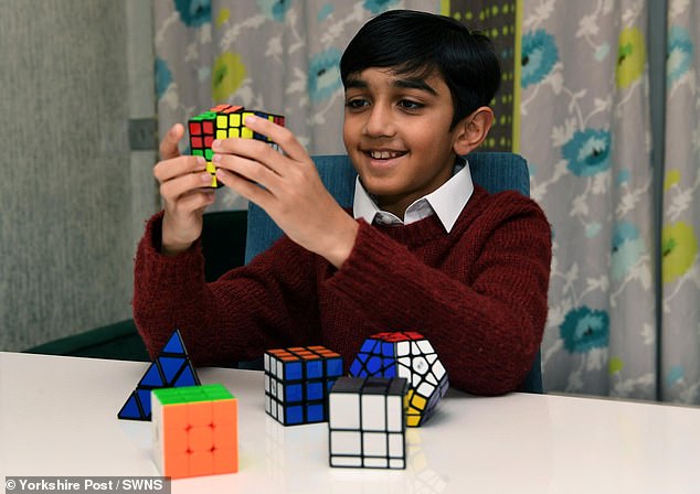 Brainy Yusuf Shah, 11, registered a 162 in a Mensa test - the maximum for under-18s and in the top percent of all people