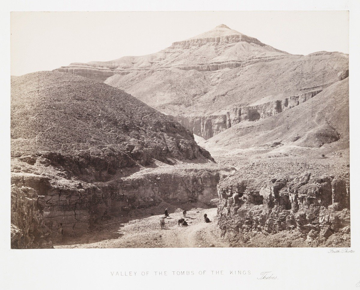 وادي الملوك، في طيبة في مصر سنة 1857.