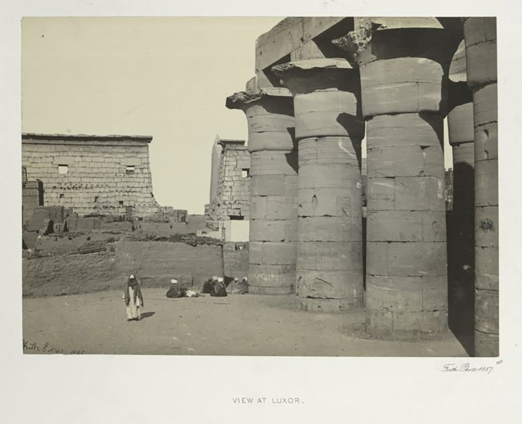 الأقصر في مصر، سنة 1862.