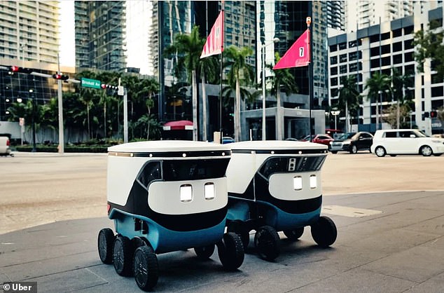 The delivery robots will first transport items in the Dadeland area of Miami-Dade County and then expand to other cities in 2023