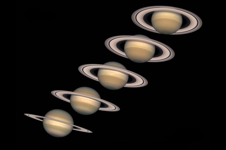 حلقات زحل في 2001 المصدر: https://cdn.spacetelescope.org/archives/images/screen/opo0115a.jpg